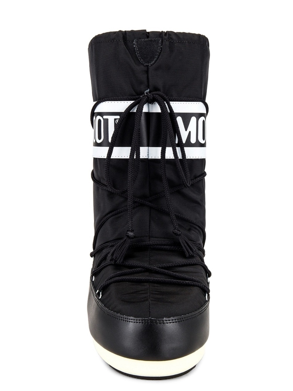 $240 MOON BOOT Nylon Boot in Black S/M (35-38) Small Medium - Picture 3 of 13